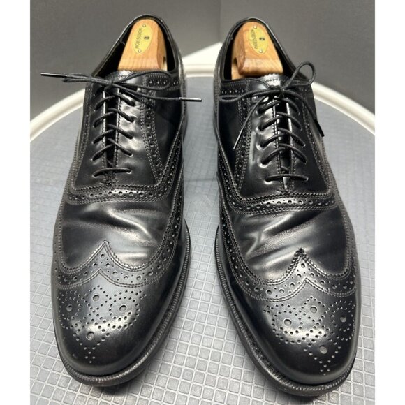 Florsheim Black Men\'s Dress shoes Long Paterned Wingtip Derby Size 13 main image 16